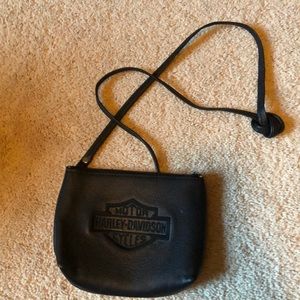 Harley Davidson small purse genuine leather